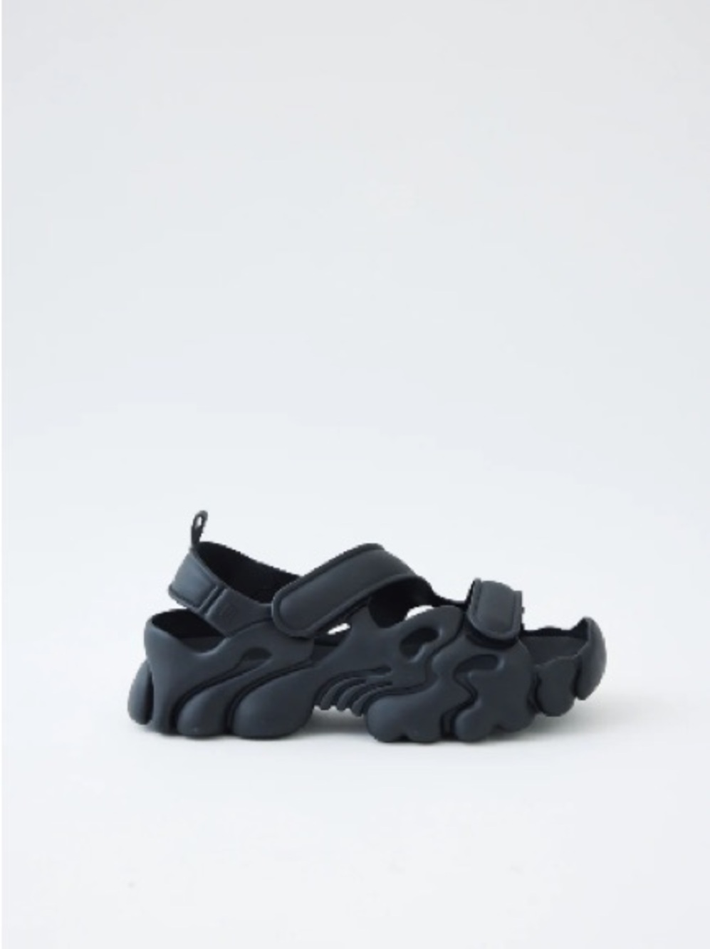 Collina Strada x Melissa Puff Strap Sandals Matte Black sz 8